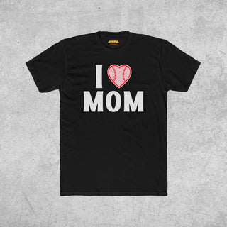 I Baseball Heart Mom