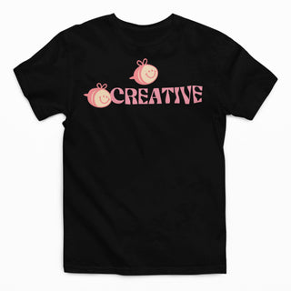 Bee Creative Smiling Pink Bees